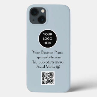Moderno Minimalista Código QR de logotipo personal