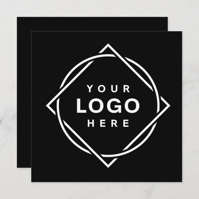 Moderno, minimalista, elegante e personalizável (Frente/Verso)