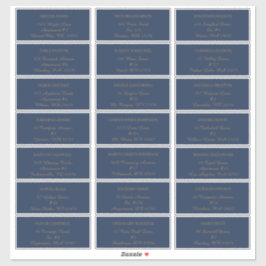 Moderno Minimalista | Etiquetas de endereço de con