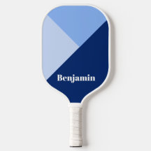 Moderno Minimalista Nome Personalizado Azul