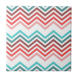 Moderno, moderno, colorido ziguezague em chevron