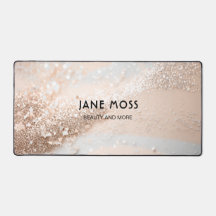 Moderno, Monograma, Salão, Glitter (Imitar)