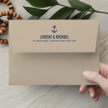 Moderno Náutico | Tom com faixa de Marinho