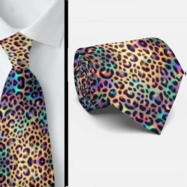 Moderno & Ousado | Gravata com Estampa de Leopardo (Criador carregado)