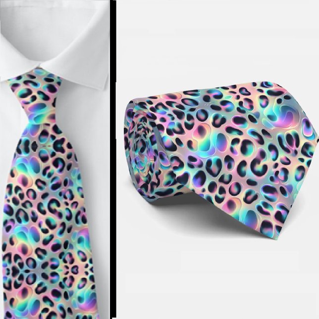 Moderno & Ousado | Gravata Estampada de Leopardo O (Criador carregado)