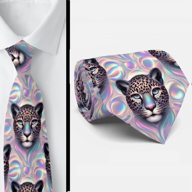 Moderno & Ousado | Gravata Estampada de Leopardo O (Criador carregado)