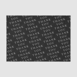 Moderno Papel de Seda Preto e Branco Elegante Obri