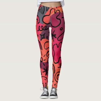 Moderno Perseu Um desenhar Leggings