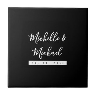 Moderno profissional negro minimalista