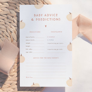 Moderno Pumpkin Baby Predictions & Advice Game