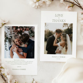 Moderno Roteiro de 2 Fotos de Amor e Agradecimento