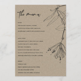 MODERNO RUSTIC KRAFT BLACK LINE DESENHANDO MENU FL