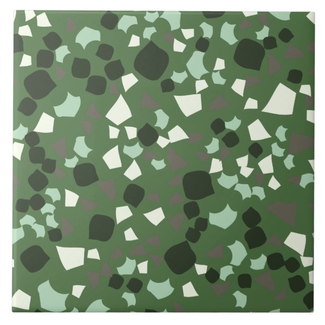 Moderno Simple Terrazzo Green (Frente)