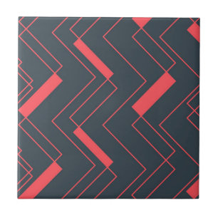 Moderno, simples, abstrato, vibrante, padrão de te