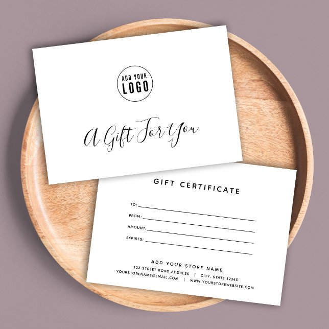 Moderno simples adicione seu certificado de presen (Criador carregado)