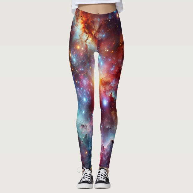 Moderno Simples : Leggings Legal do Rock Espacial  (Frente)