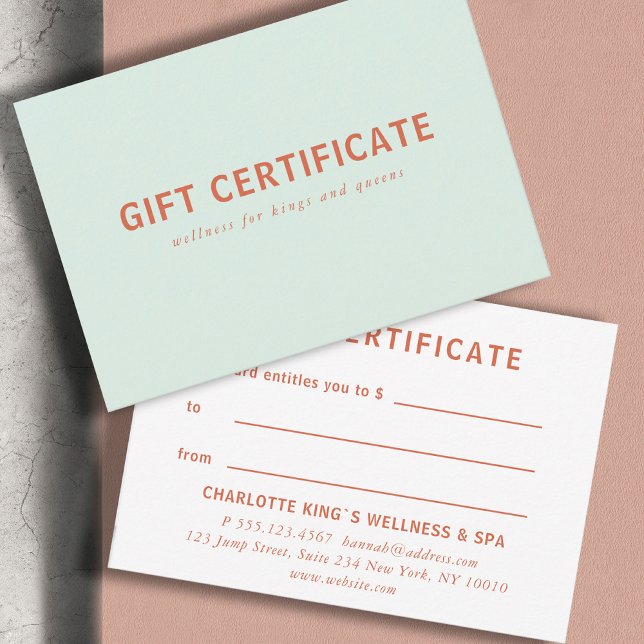 Moderno, simples, profissional, salão, verde-claro (Criador carregado)