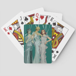 Modista Vintage Cartas Clássicas de Baralho