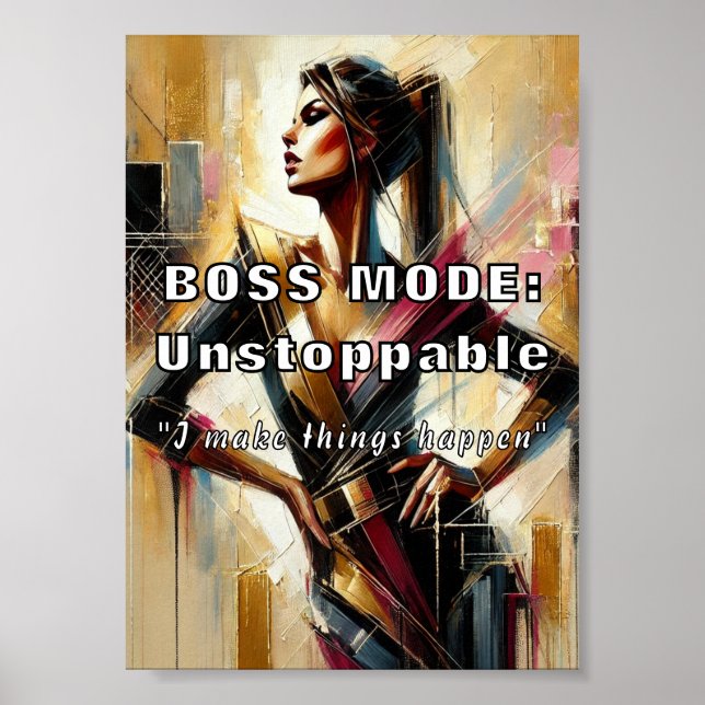 Modo Boss: Poster imbatível (Frente)