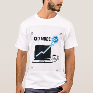 Modo CEO: LIGADO – Camiseta Mentalidade Empresaria