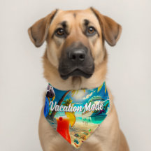 Modo de Férias Pet Bandana