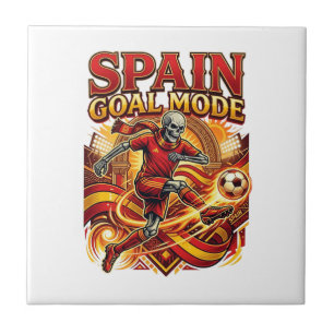 Modo de Gol da Espanha Esqueleto Atacante das Naçõ