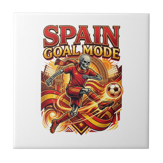 Modo de Gol da Espanha Esqueleto Atacante das Naçõ (Frente)
