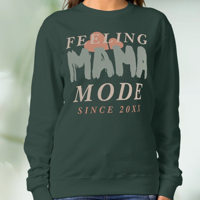 Modo de Mãe Sentimental Desde o Ano Camiseta Perso (Criador carregado)