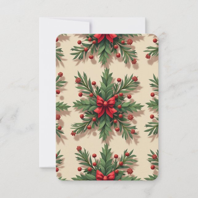 Modo de Natal moderno, cartões postais antigos (Frente)