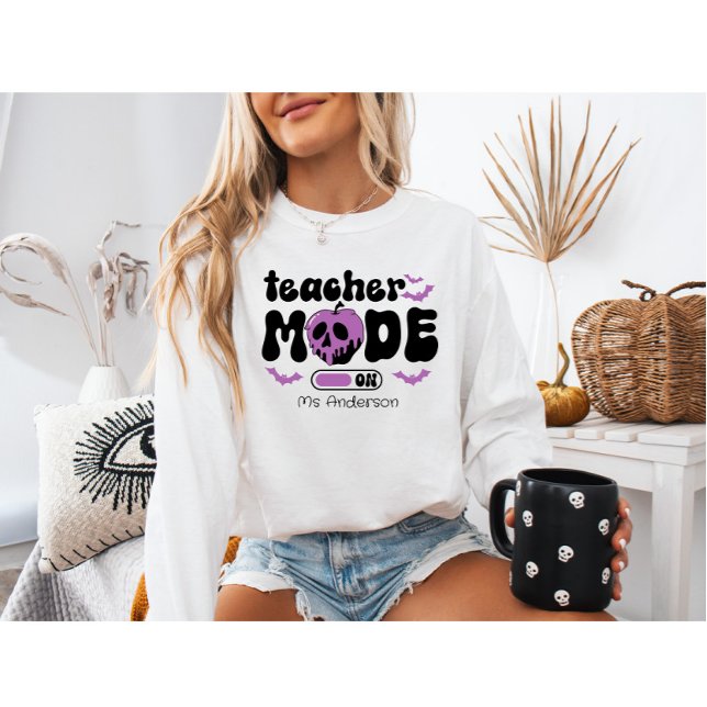 Modo De Professora Na Camiseta Personalizada Spook (Criador carregado)