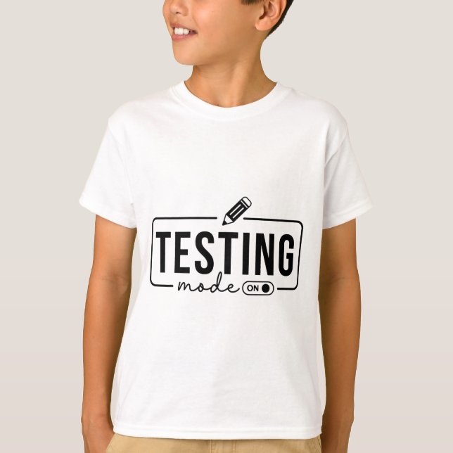 Modo De Teste De Camisa De Professores De Dia Em P (Frente)