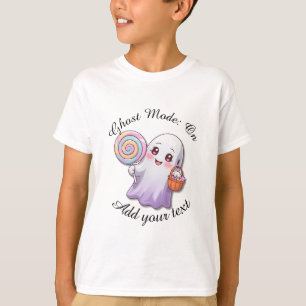 Modo Fantasma: Ativado – Camiseta de Halloween par