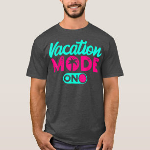 Modo Férias Lindo Verão Férias Cruzeiro Camiseta