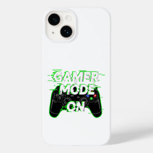 Modo Gamer ATIVADO – Design de Camiseta Neon Glitc