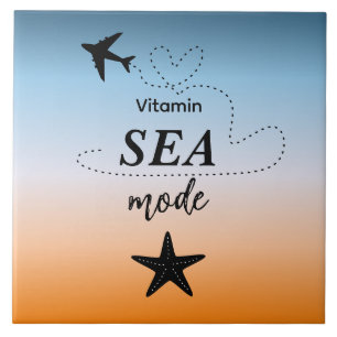 Modo Mar de Vitamina Cor de Laranja de Verão