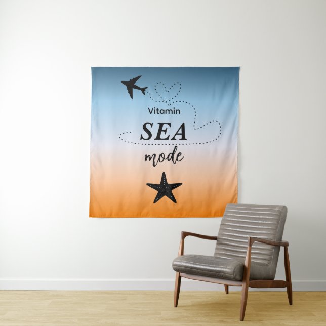 Modo Mar de Vitamina Tapeçaria Cor Laranja de Verã (In Situ)