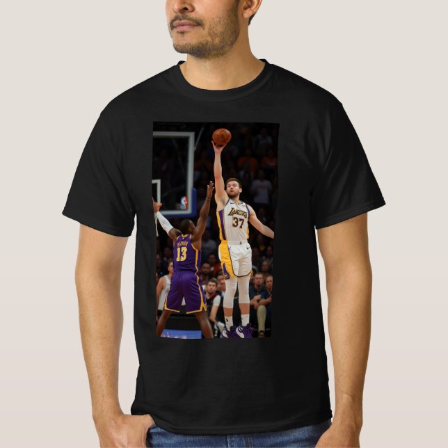 Modo MVP: Camisa T de ação do jogador de basquete (Frente)