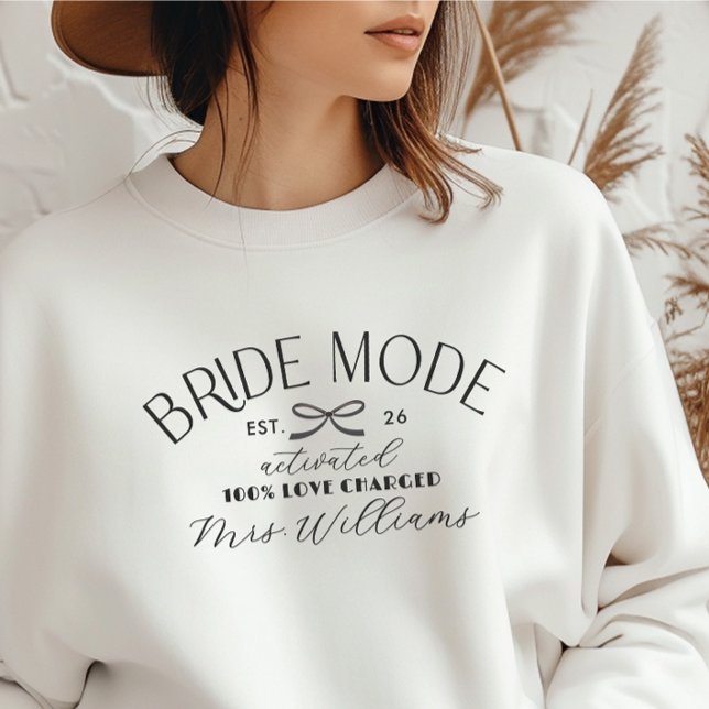 Modo Noiva Ativado Festa de Bacharela (Bride Mode Activated Bridal Bach Party Funny Millennial Bachelorette Party Personalized Outfit)