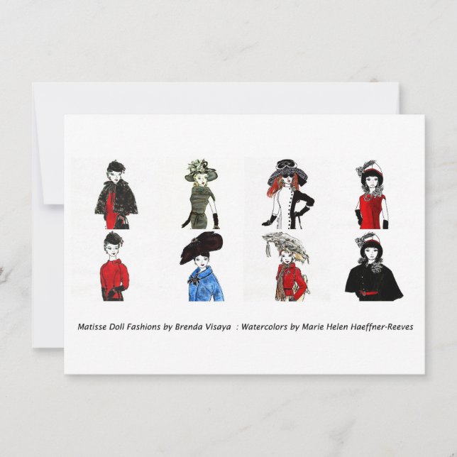 Modos de Doll Matisse - Placa 5, 4,5 x 6,25 (Frente)