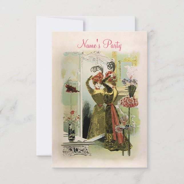 Modos de Paris ~ Convites / RSVP #18 (Frente)