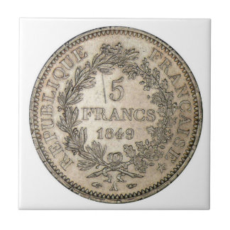 MOEDA 1849 DE 5 FRANCOS