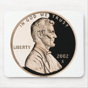 Moeda de um centavo Mousepad