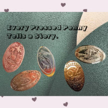 Moedas de Souvenir Elongadas/Coletor de Penny Pres