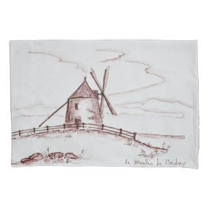 Moinho de vento Le Moulin de Moidrey Pontorson