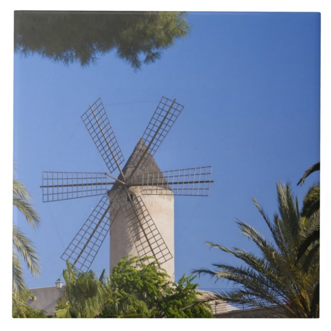 Moinho de vento, Palma, Mallorca, Espanha (Frente)