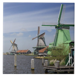 Moinho de vento, Zaanse Schans, Holanda, Países Ba