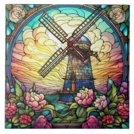 moinho de vidro corado cilíndrico