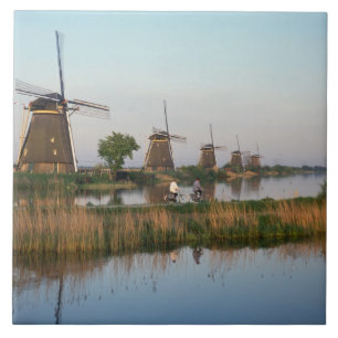 Moinhos de vento, Kinderdijk, Holanda
