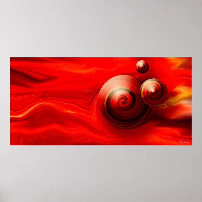 Moiré Spin Poster (Frente)