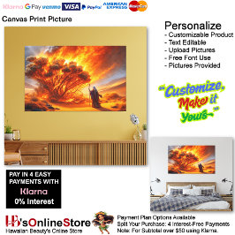 Moisés Burning Bush Canvas Imprimir Imagem 1